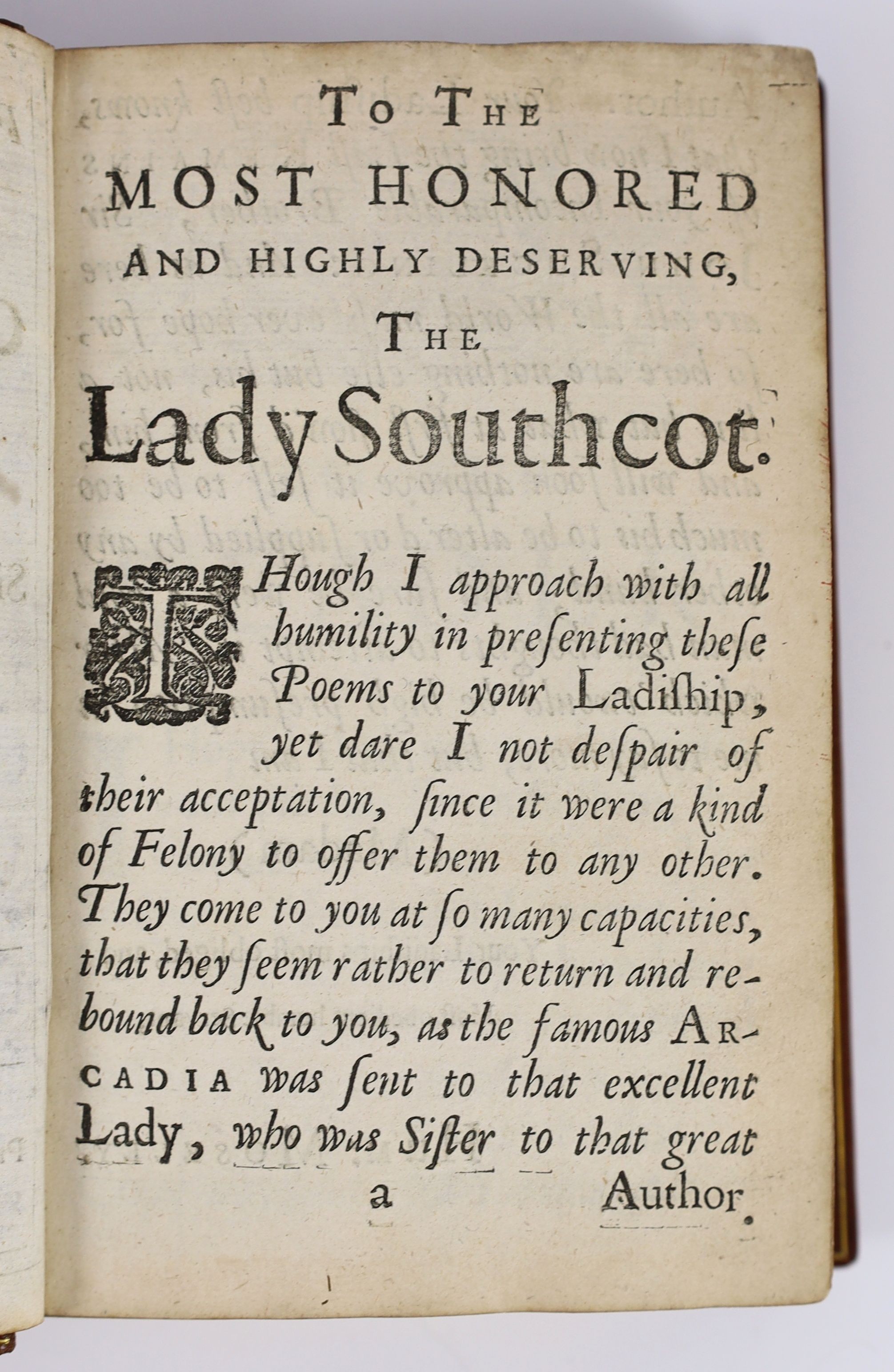 Suckling, John, Sir - Works. ‘’Fragmenta Aurea. A Collection of All Incomparable Pieces…..’’, 3rd edition, 5 parts in 1 vol, 8vo, rebound calf by Sangorski and Sutcliffe, with engraved portrait, Humphrey Moseley, London,